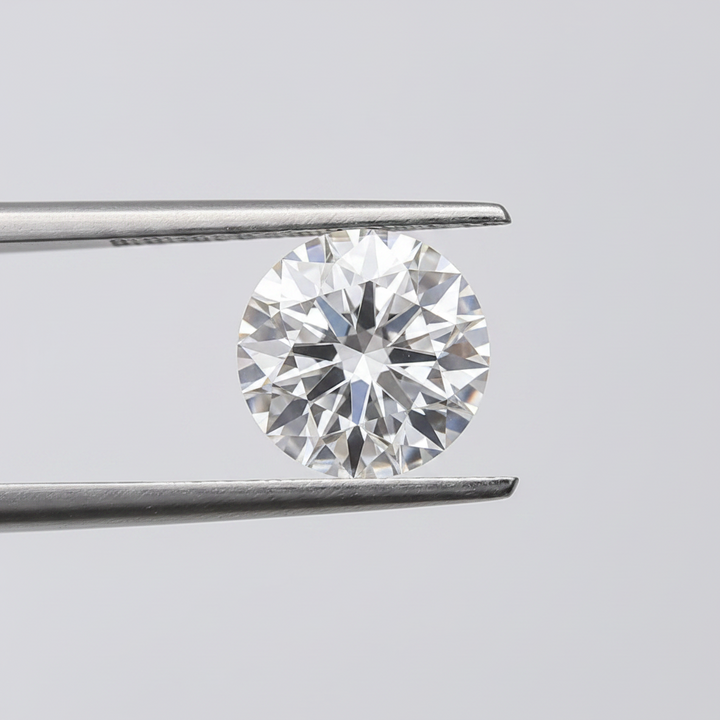 IGI Certified 1.63 Ct D Color VS1 Round HPHT Lab Grown Diamond