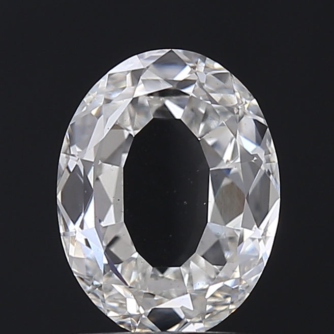 1.64 Carat “O” Alphabet Shaped Lab Grown Diamond SI1 F Color – Unique Fancy Shape Loose Diamond