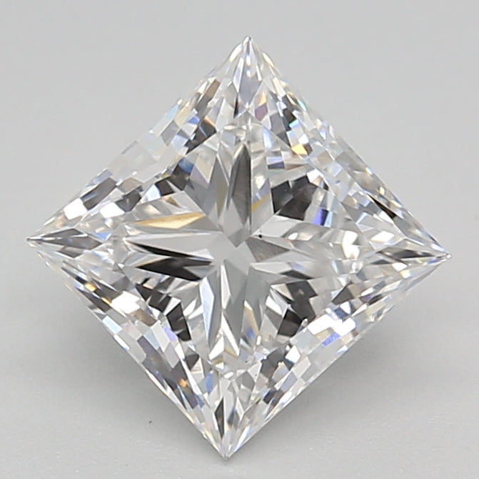 Diamante cultivado en laboratorio Princess de 1,65 quilates VS2 E