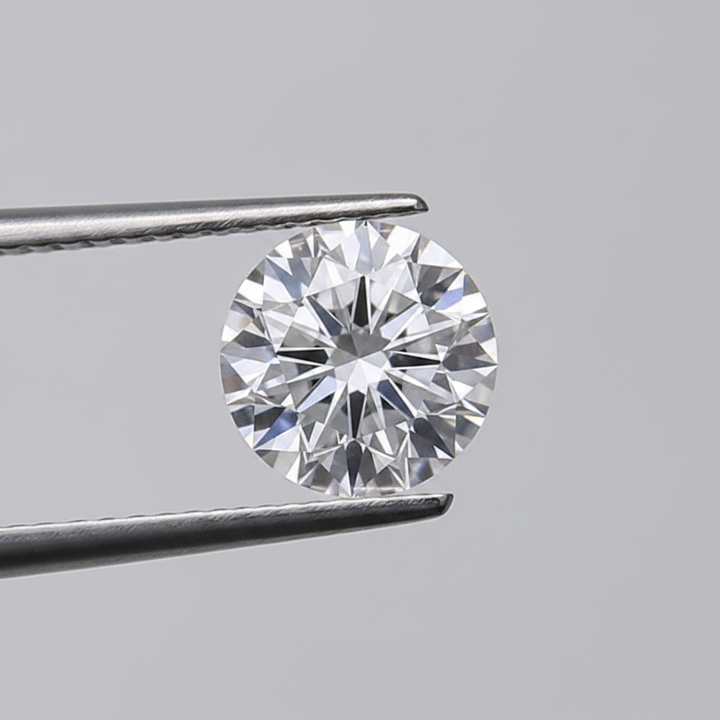 IGI Certified 1.66 Ct E Color VS1 Round HPHT Lab Grown Diamond