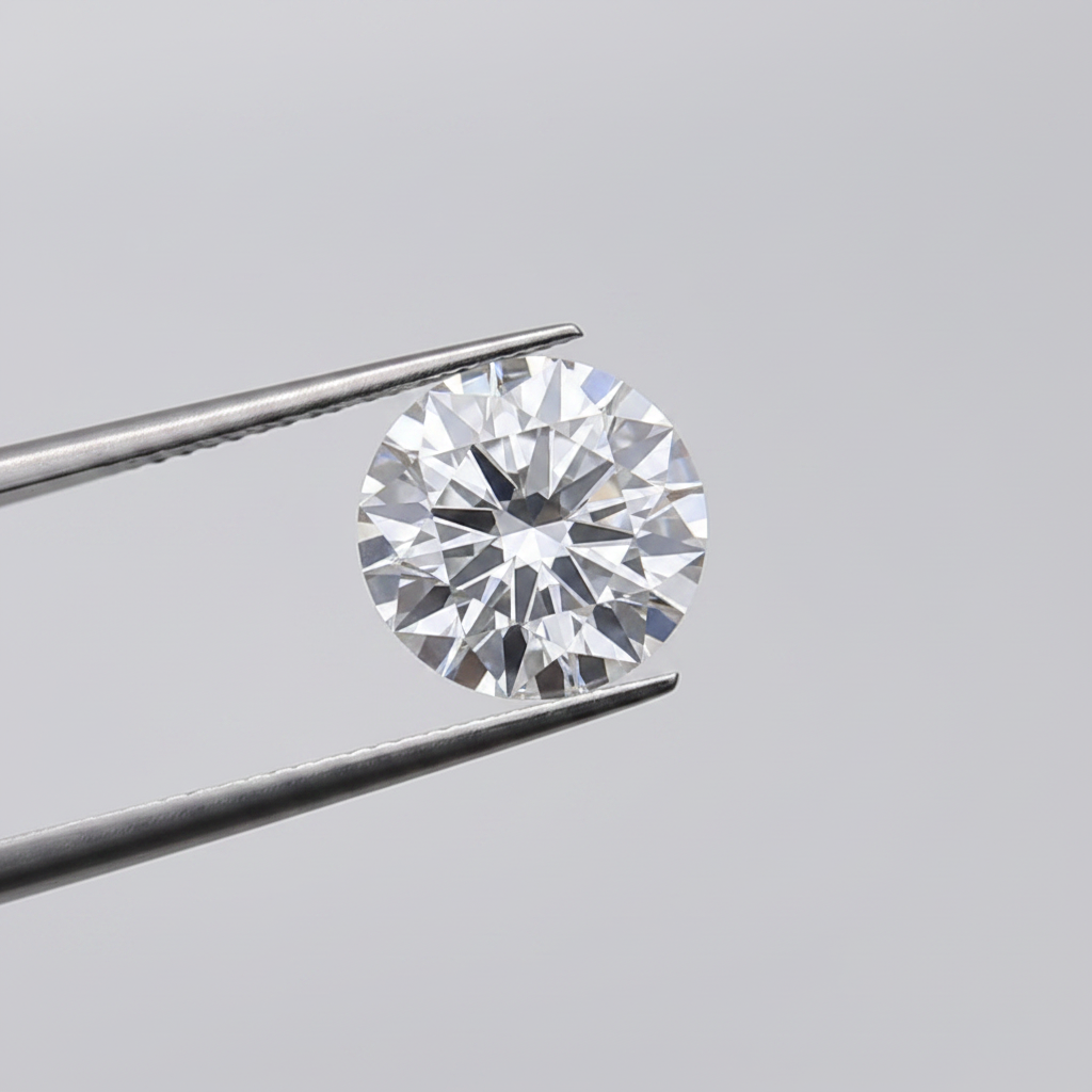 IGI Certified 1.67 Ct E Color VS1 Round HPHT Lab Grown Diamond