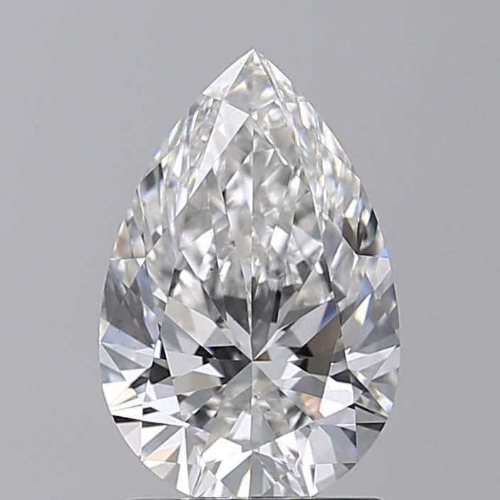 1.69 CT Pear CVD Lab Grown Diamond, VS2 Clarity, F Color