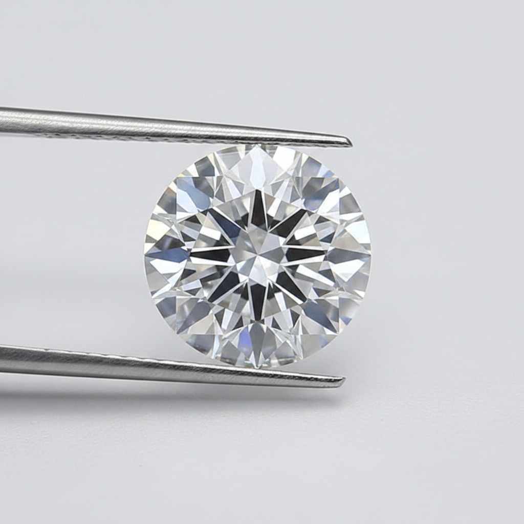 IGI Certified 1.70 Ct F Color IF Round HPHT Lab Grown Diamond
