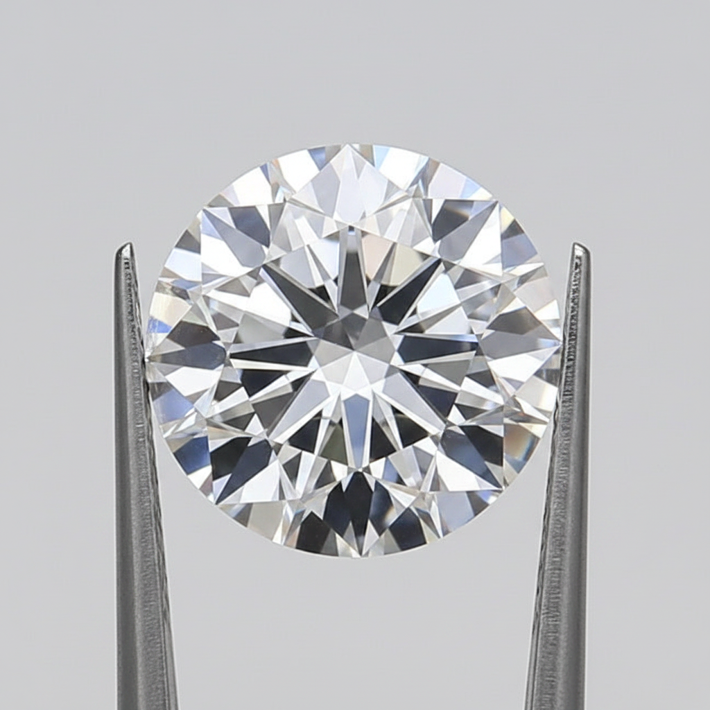 IGI Certified 1.71 Ct E Color VS1 Round HPHT Lab Grown Diamond