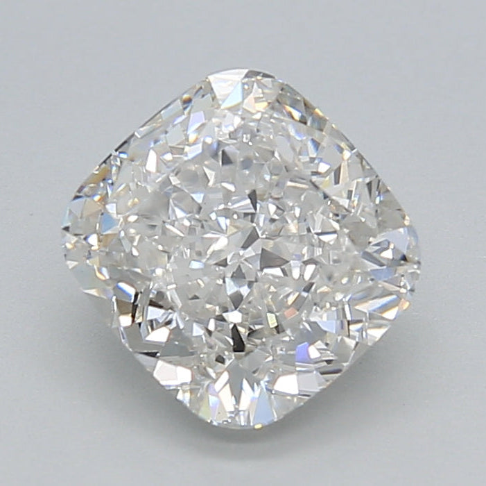 1.73 Carat Cushion Cut Lab Grown Diamond VVS2 H