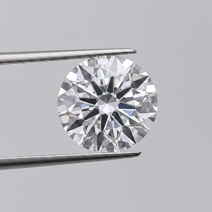IGI Certified 1.73 Ct E Color IF Round HPHT Lab Grown Diamond