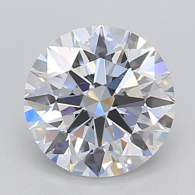 1,73 karaat ronde laboratorium-gegroeide diamant VS2 D