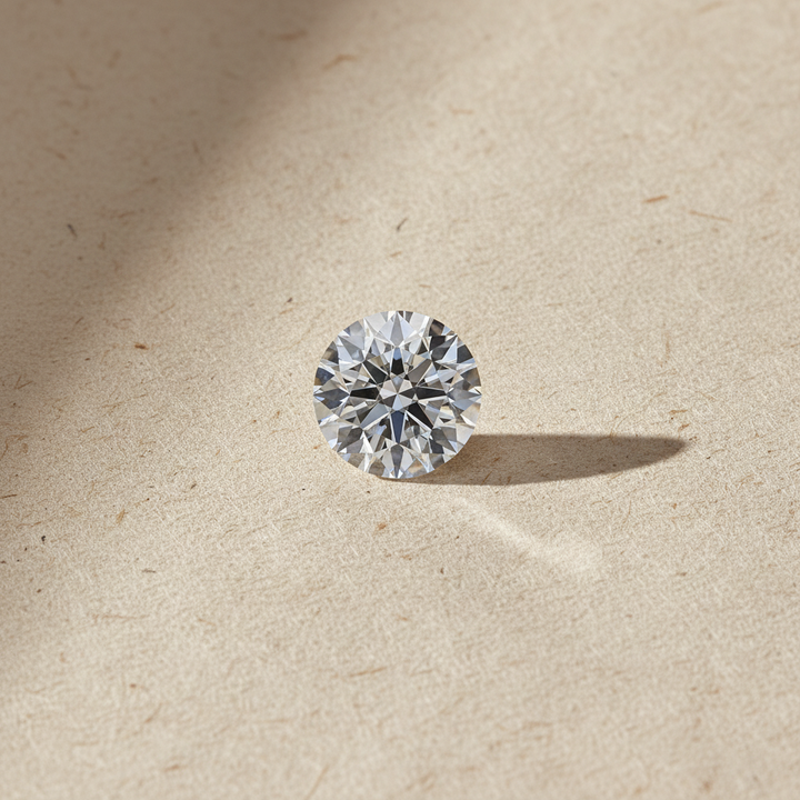 1.73 Carat Round D VS2 HPHT Lab Grown Diamond Ideal Cut IGI Certified