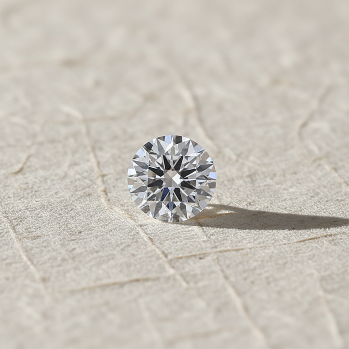 1.74 Carat Round F IF HPHT Lab Grown Diamond Ideal Cut IGI Certified