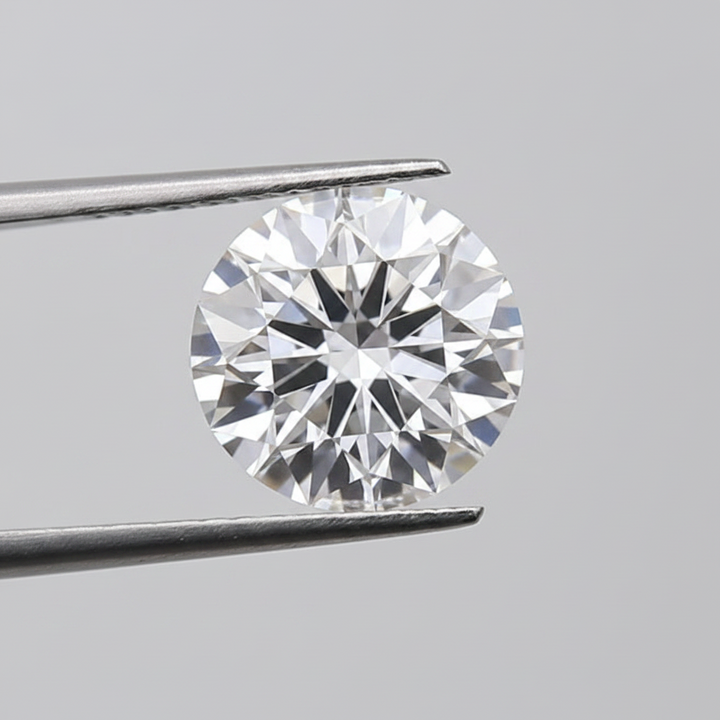1.76 Ct D Color VVS2 Round Cut HPHT Lab Grown Diamond GIA Certified