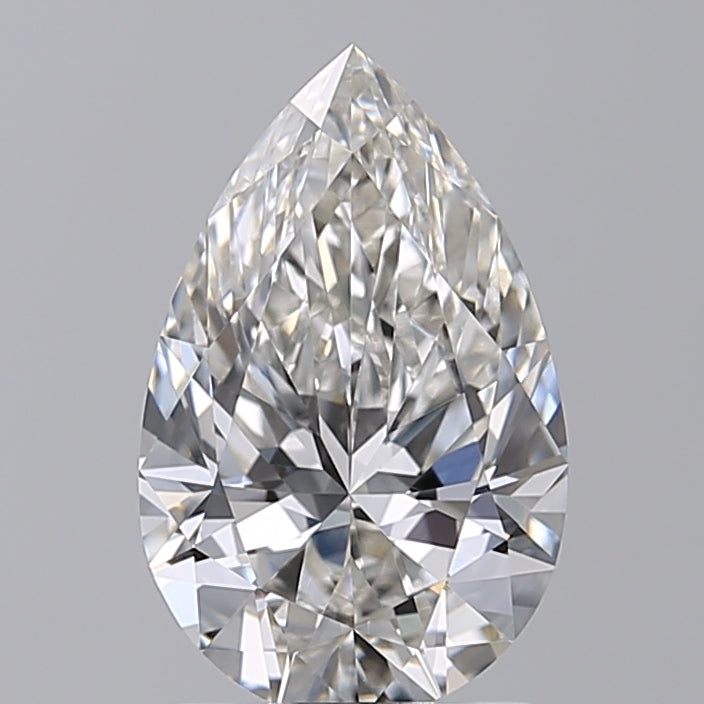 1.77 CT Pear Cut CVD Lab Grown Diamond, G Color, VVS2 Clarity