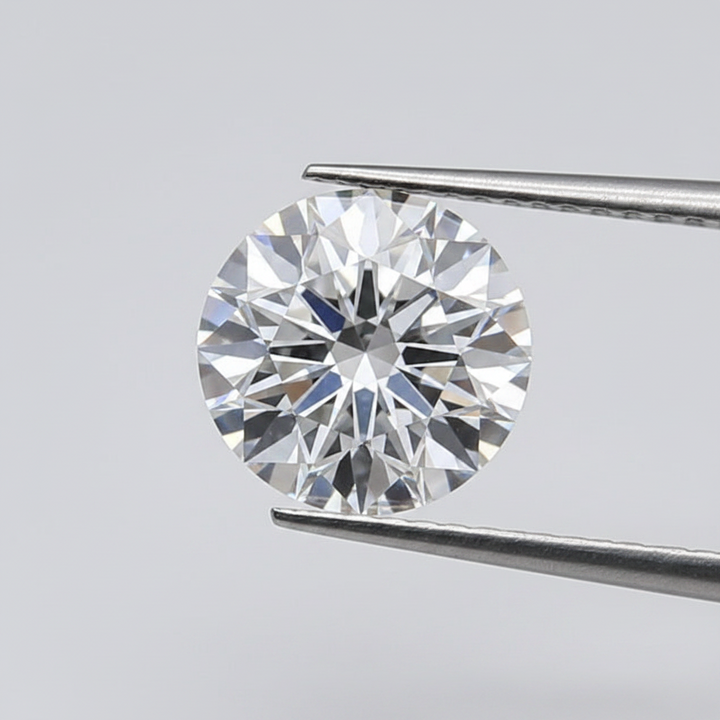 IGI Certified 1.77 Ct D Color VS2 Round HPHT Lab Grown Diamond