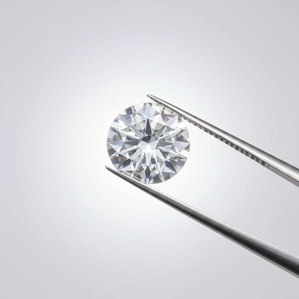IGI Certified 1.77 Ct D Color VVS1 Round HPHT Lab Grown Diamond