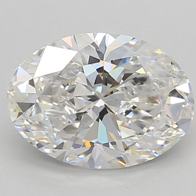 1,7 karaat ovaal geslepen laboratoriumdiamant VVS2 E