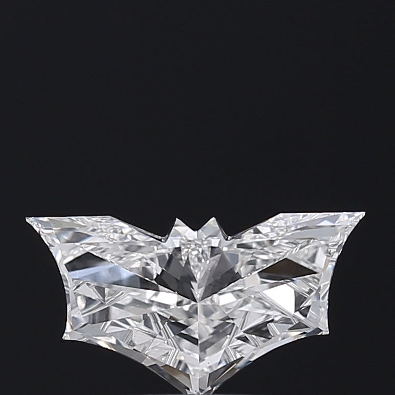 1.80 Carat Batman Shaped Lab Grown Diamond VS1 E Color – Unique Fancy Shape Loose Diamond