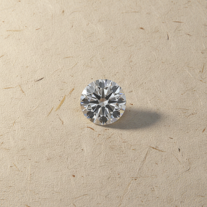 1,84 karaat ronde lab-gegroeide diamant - SI1/E