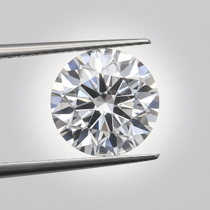 1,84 karaat ronde laboratorium-gegroeide diamant, SI1/E