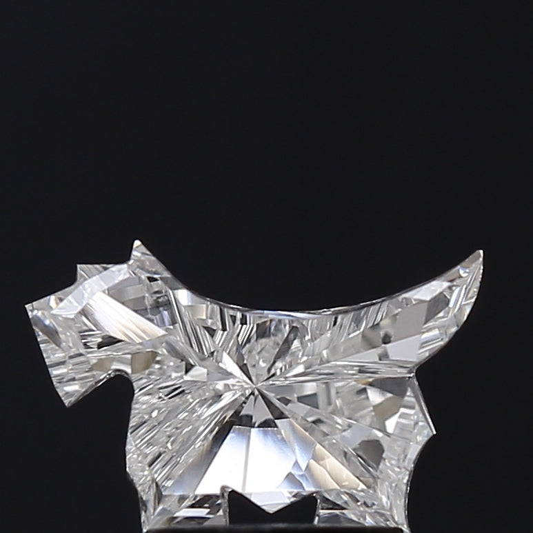 1.85 Carat Dog Shaped Lab Grown Diamond VS1 E Color – Unique Fancy Shape Loose Diamond