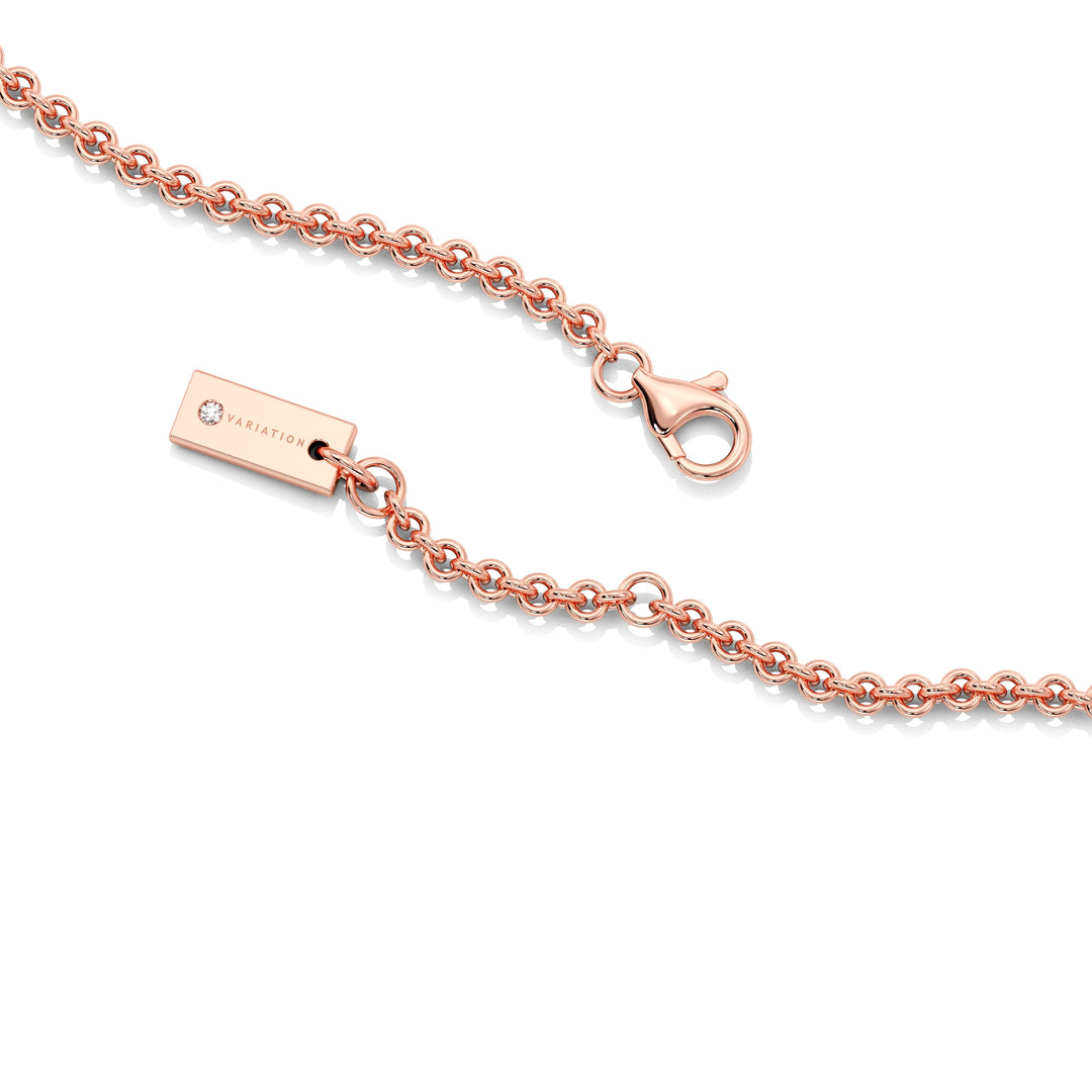 1.00ct Lab-Grown Diamond Necklace in Rose Gold