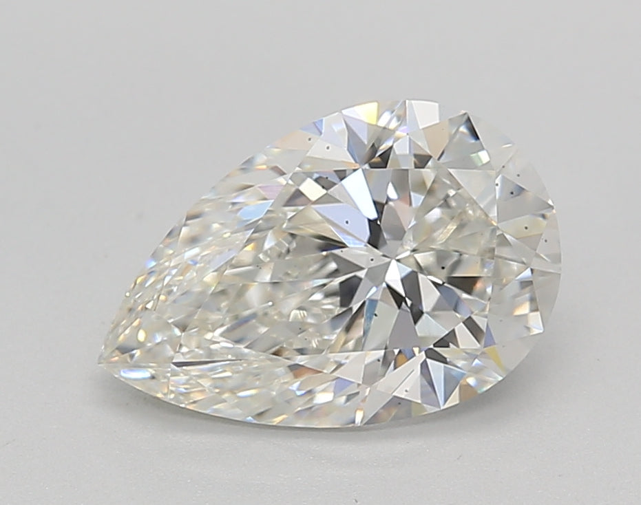 1.87 CT Pear Cut CVD Lab Grown Diamond, G Color, VS2 Clarity