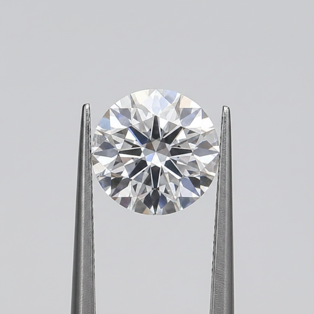 IGI Certified 1.87 Ct D Color VS2 Round HPHT Lab Grown Diamond
