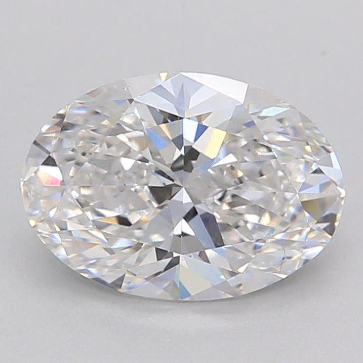 1,92 karaat ovaal geslepen laboratorium-gegroeide diamant VS1 D