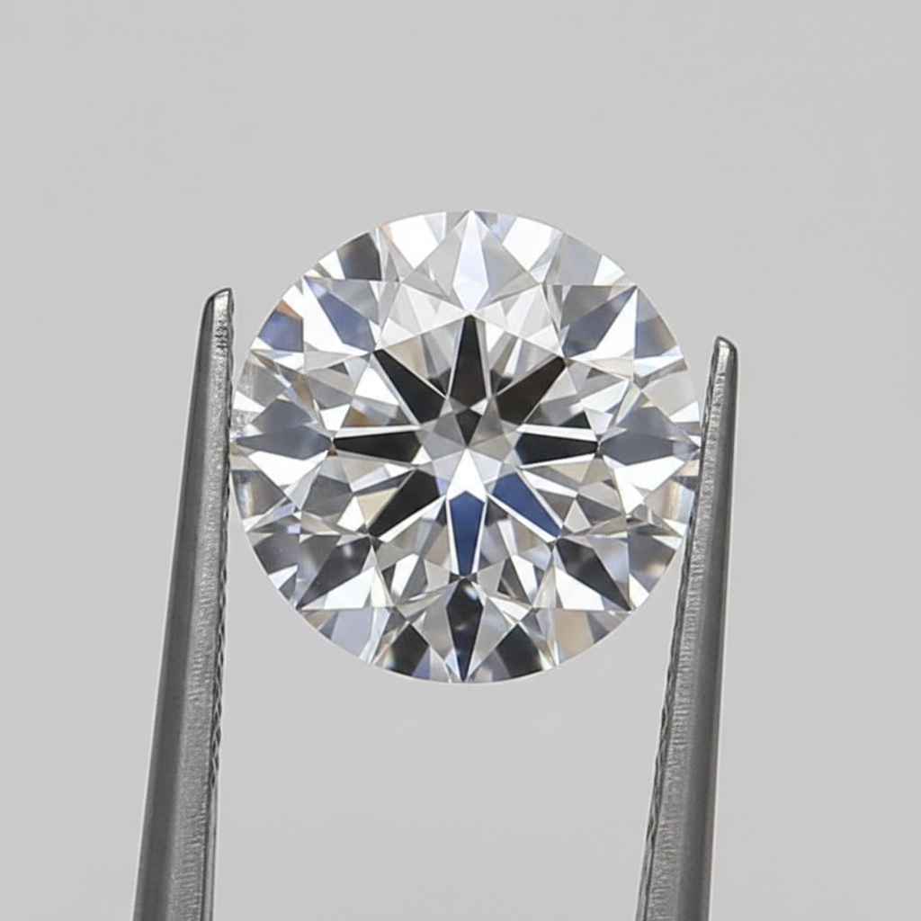 IGI Certified 1.92 Ct E Color VS2 Round HPHT Lab Grown Diamond