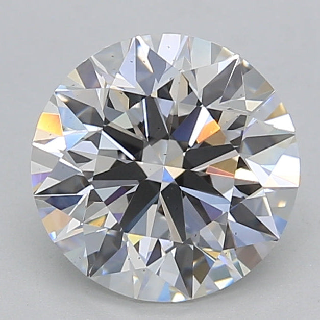 1.93 Carat Round Lab Grown Diamond VS2 F