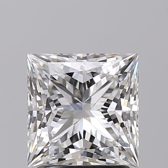 1.95 CT Princess Cut Lab-Grown Diamond, IGI Certified, E Color, VS2 Clarity