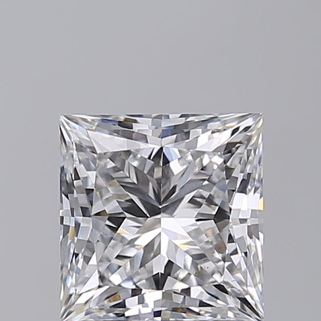 1.97 CT Princess Cut Lab-Grown Diamond, IGI Certified, E Color, VS1 Clarity