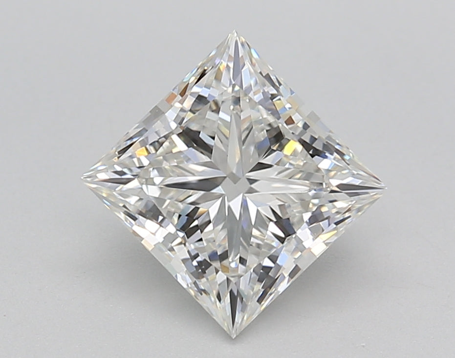 1.98 CT Princess Cut Lab-Grown Diamond, IGI Certified, F Color, VS1 Clarity