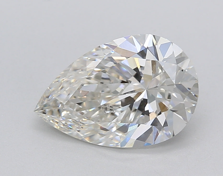 1.99 CT Pear Cut CVD Lab Grown Diamond, F Color, VS1 Clarity