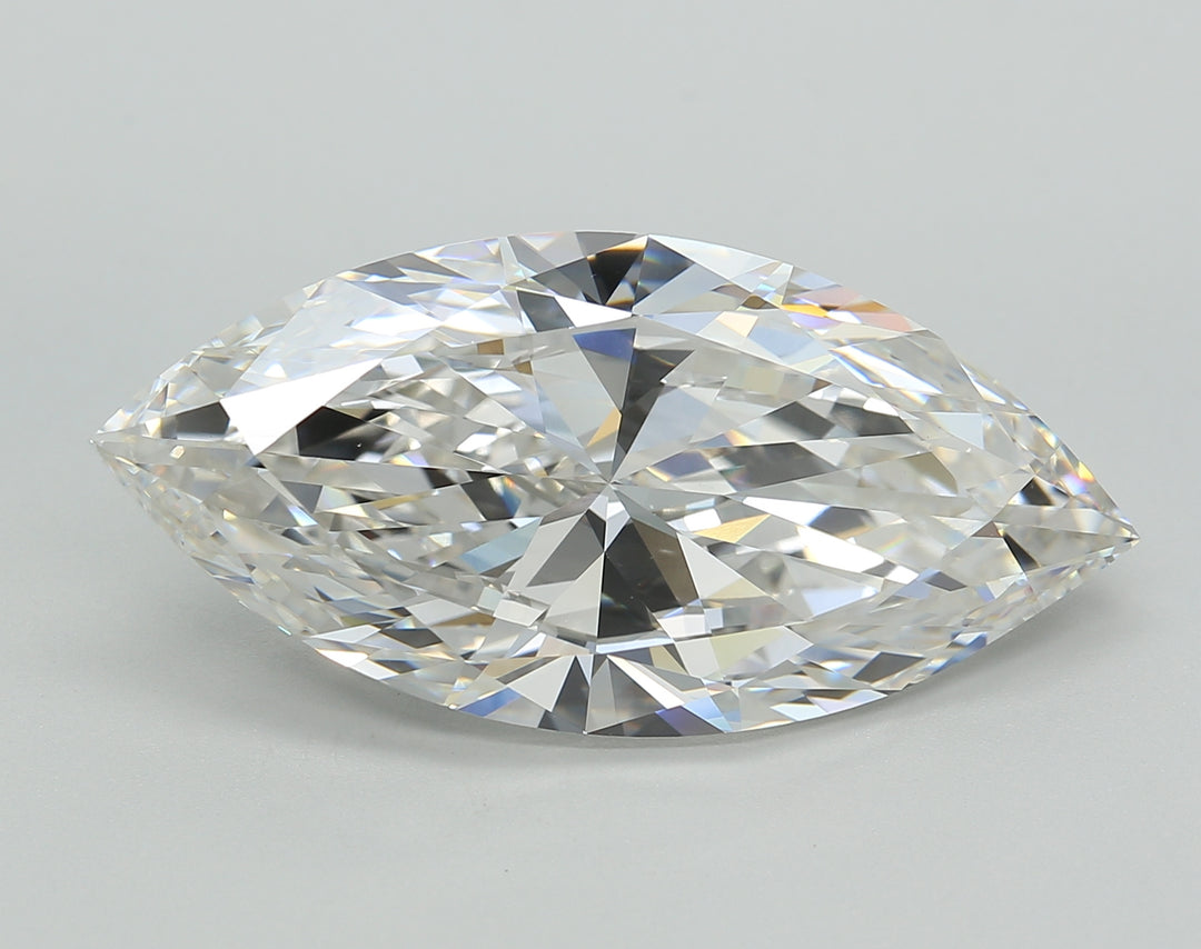 10.01 CT IGI Certified Marquise Cut Lab-Grown Diamond, G Color, VVS2 Clarity