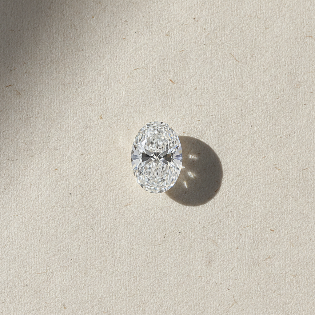 10.01 Carat Oval Lab Grown Diamond, VVS2/F