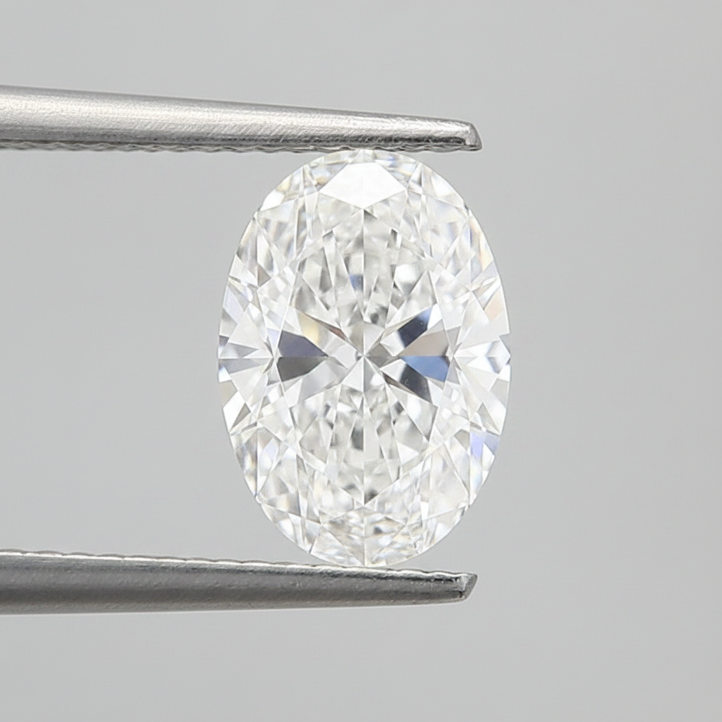 10.01 Carat Oval Lab Grown Diamond, VVS2/F