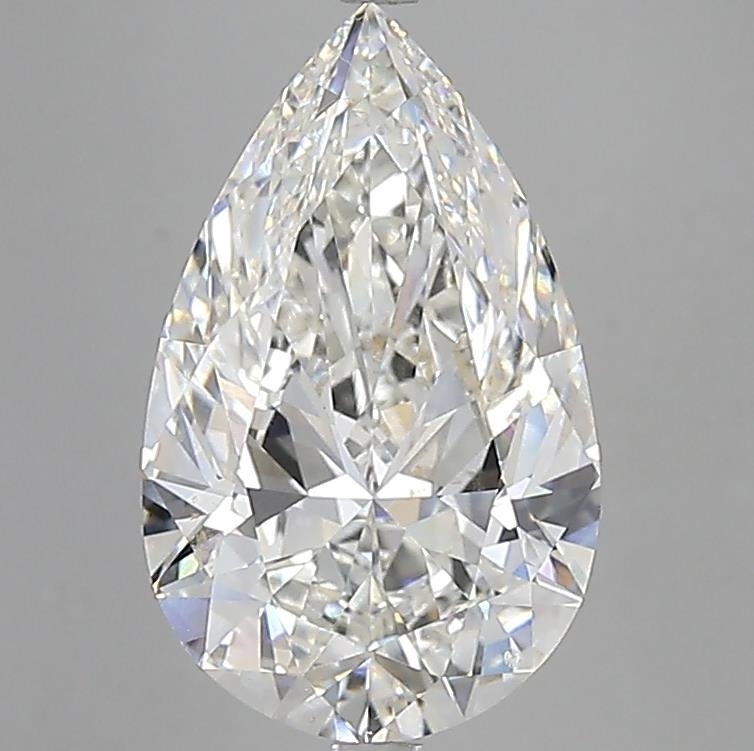 10.01 Carat Pear Lab Grown Diamond VVS2F