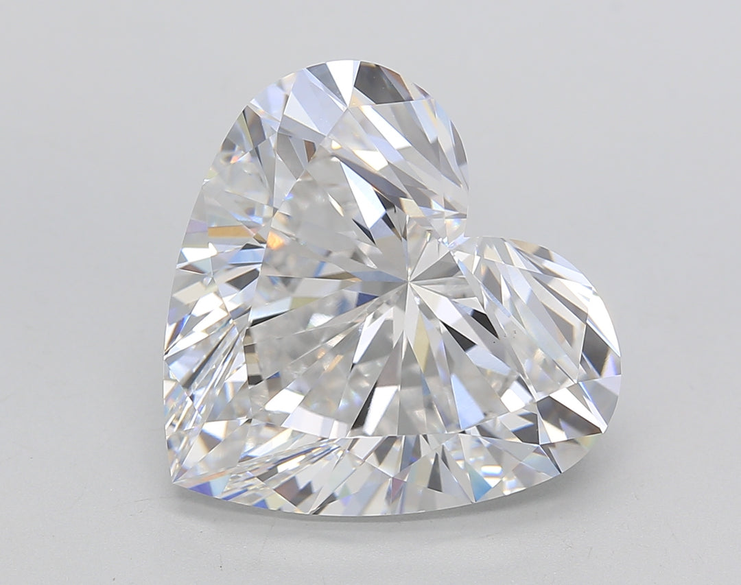 10.02 CT Heart Cut Lab-Grown Diamond, E Color, VS1 Clarity