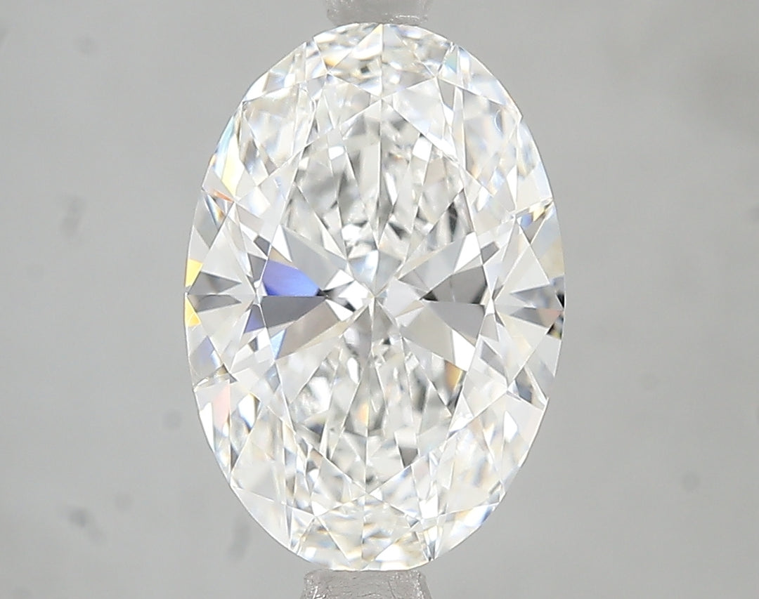 10.02 Carat Oval Lab Grown Diamond VVS2F