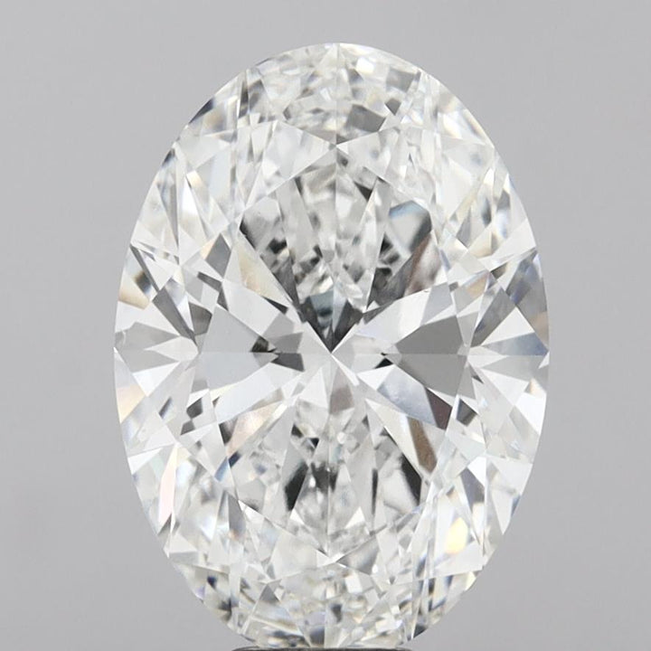 10,03 karaat ovale laboratorium-gegroeide diamant VVS2F
