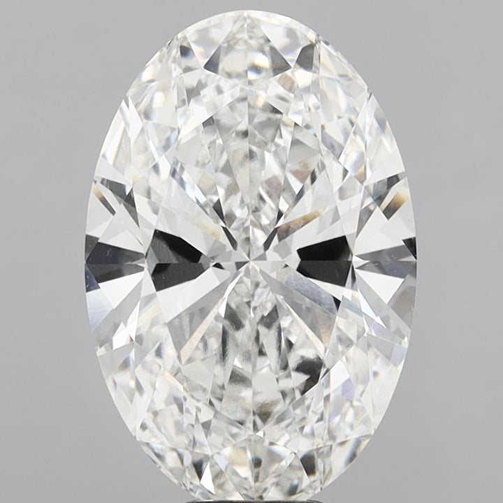 10,07 karaat ovale laboratorium-gegroeide diamant VVS2F