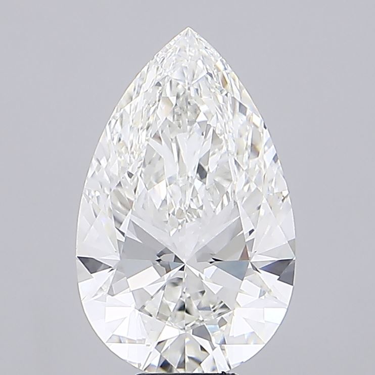 10.07 Carat Pear Lab Grown Diamond VVS2F