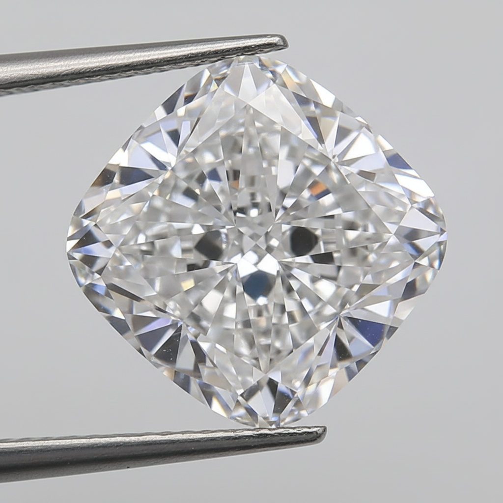 10.10 Carat Cushion Lab Grown Diamond, VS2/F