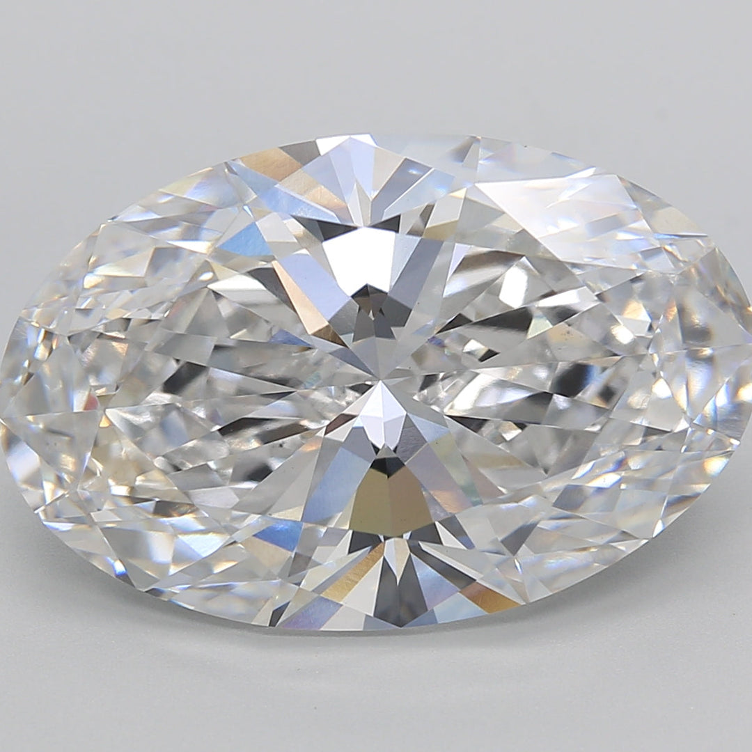 10.10 Carat Oval Cut Lab Grown Diamond VS1 F