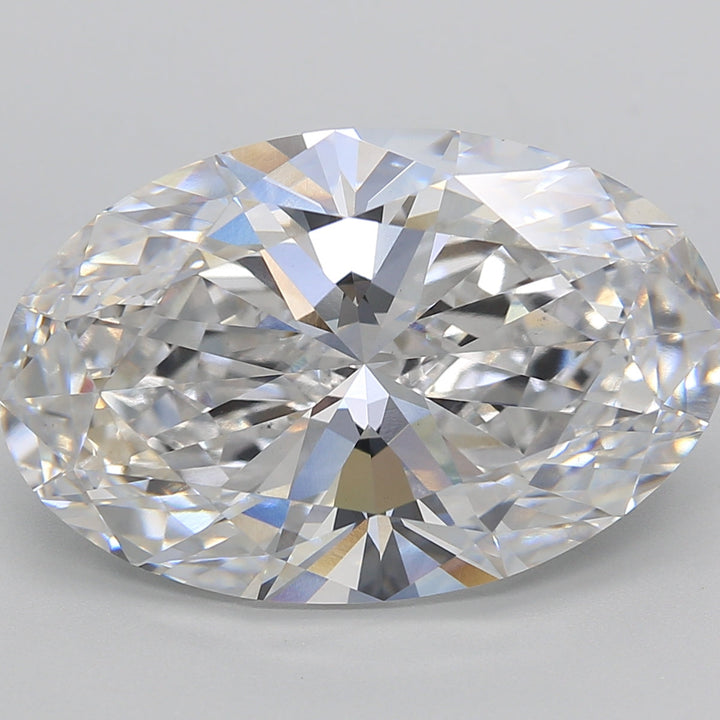 10.10 Carat Oval Cut Lab Grown Diamond VS1 F