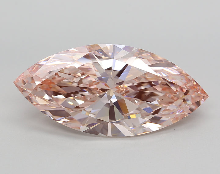 10.21 Carat Marquise Lab Grown Diamond VS1 FANCY INTENSE PINK