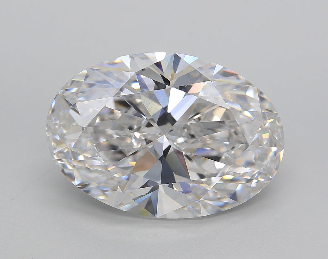 10.25 CT E Color Oval Cut Lab-Grown Diamond