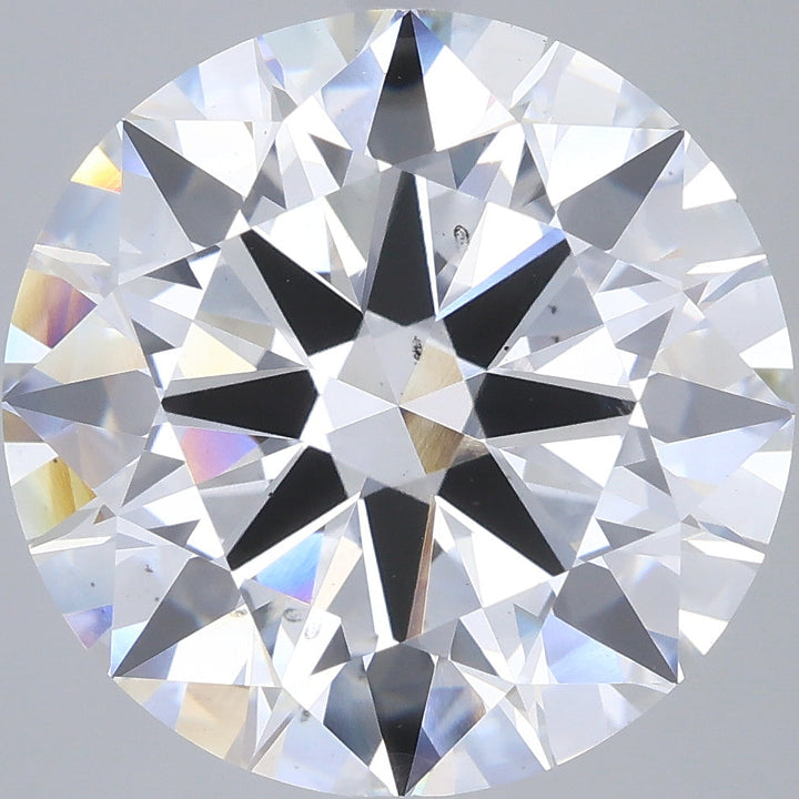 Diamante redondo cultivado em laboratório de 10,52 quilates VS2E