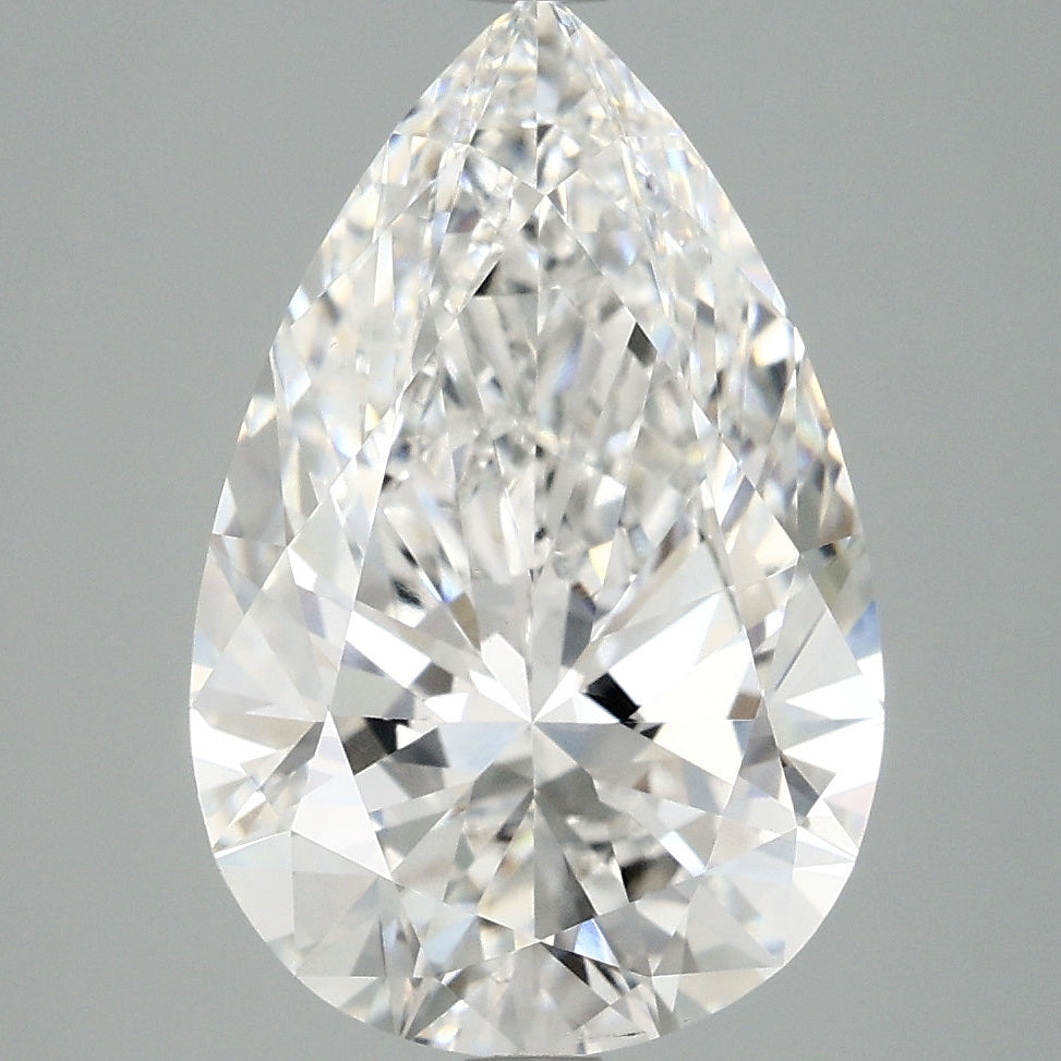 4.63 Carat Pear Cut Lab Grown Diamond VS2E