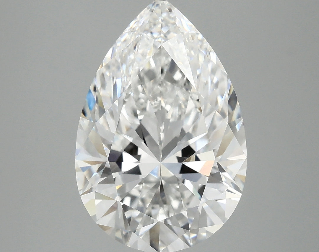 5.00 Carat Pear Cut Lab Grown Diamond, VVS2/E