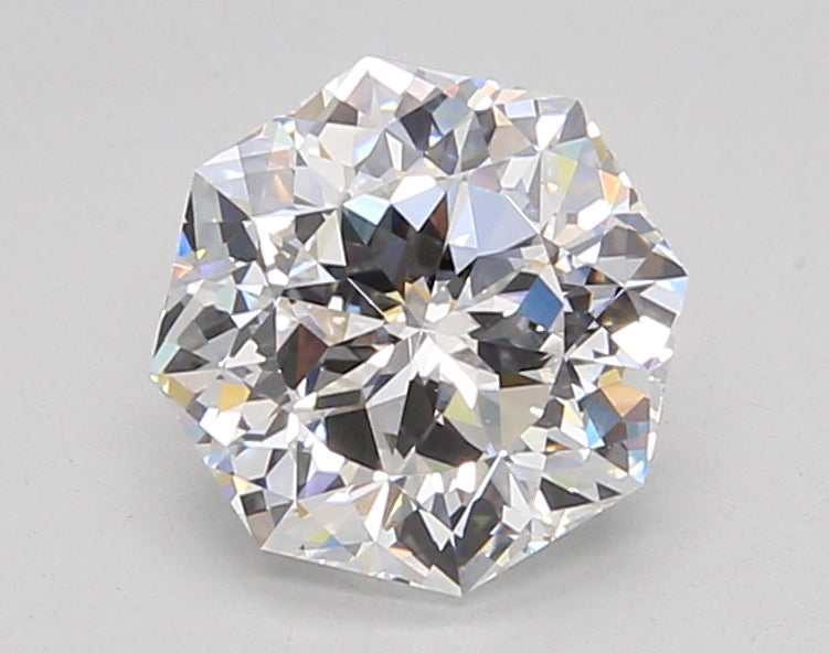 2.04 Carat Octagonal Cut Lab Grown Diamond, VS1/E